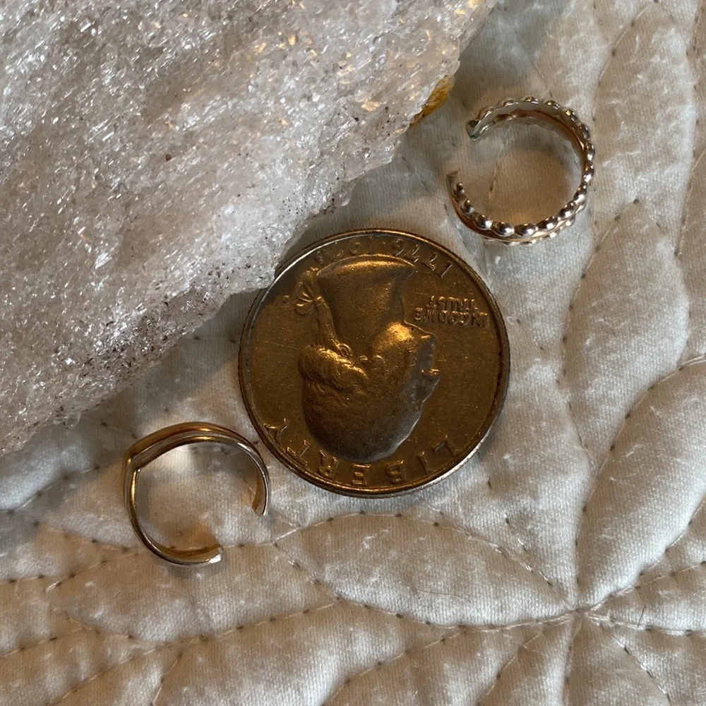 TWO silver and gold filled ear cuffs ๐๐ - Picture 2 of 8